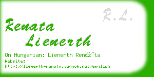 renata lienerth business card